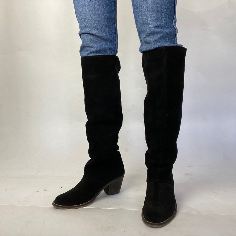 Ivy Lee Suede Knee Boots